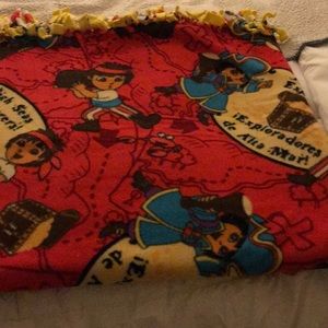 Handmade Dora & Diego blanket